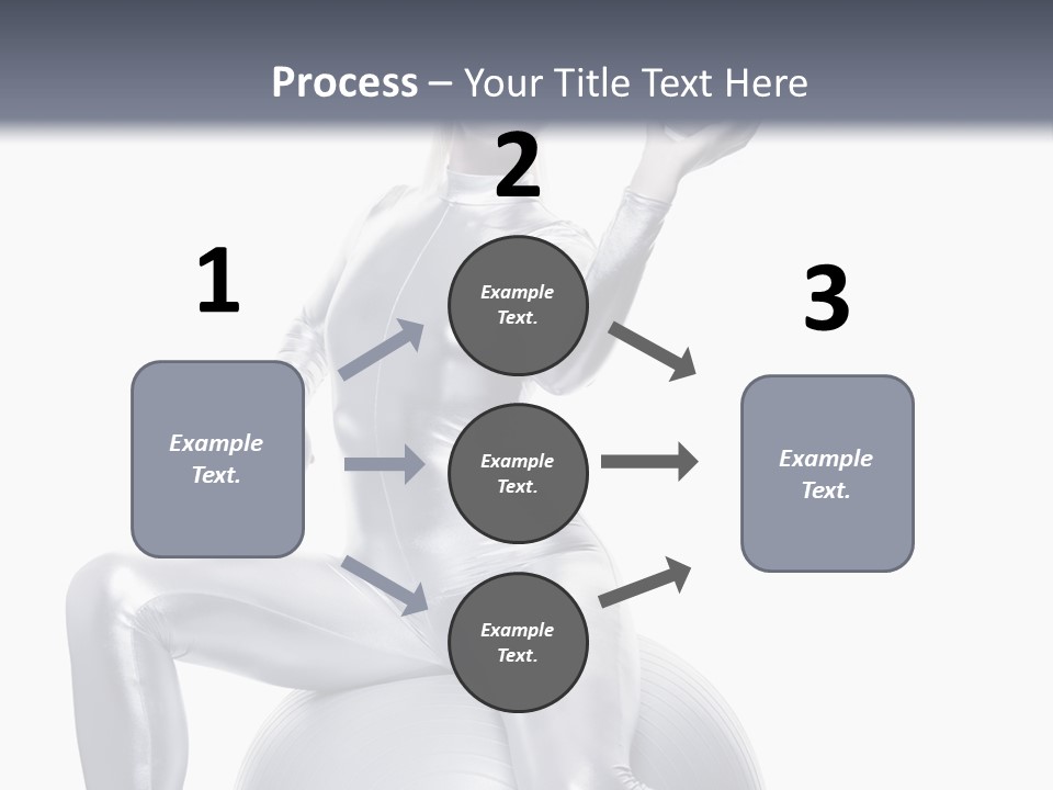 Girl Isolated Cyber PowerPoint Template