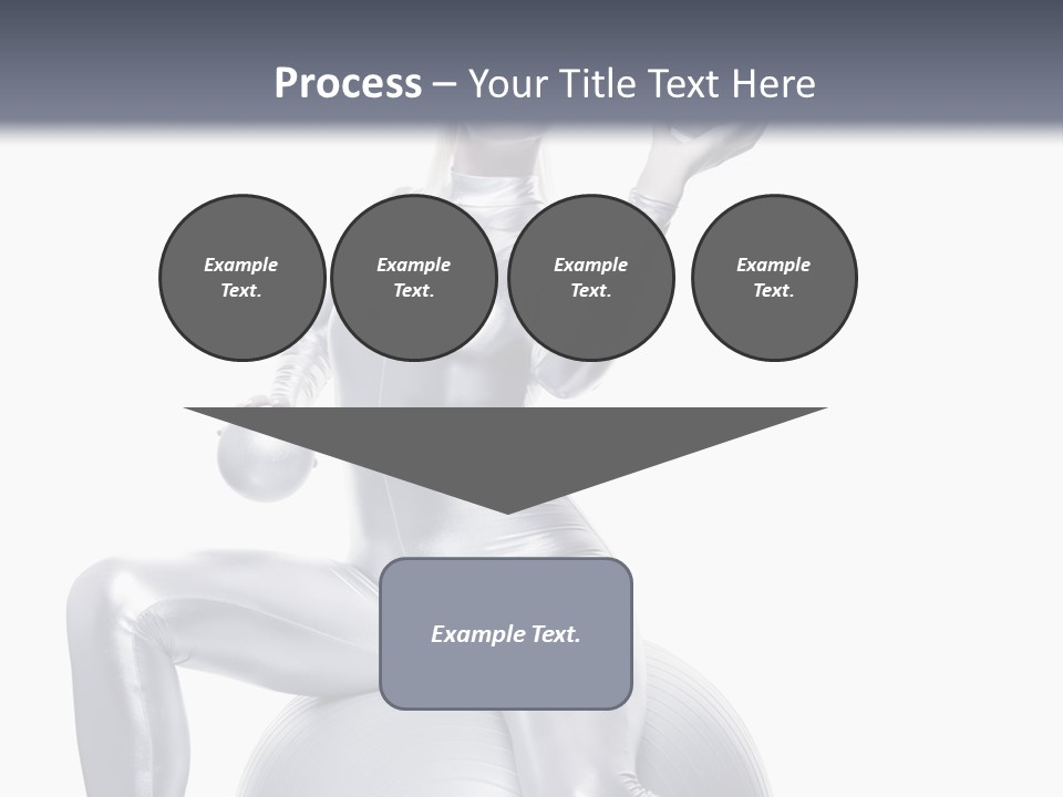 Girl Isolated Cyber PowerPoint Template
