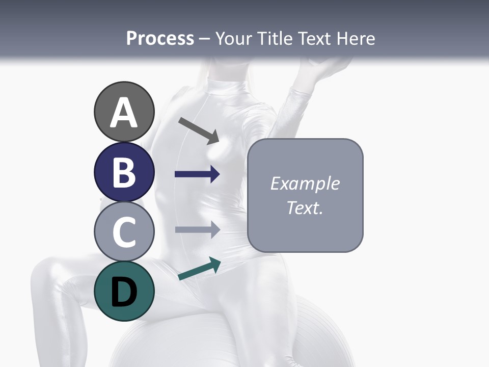 Girl Isolated Cyber PowerPoint Template