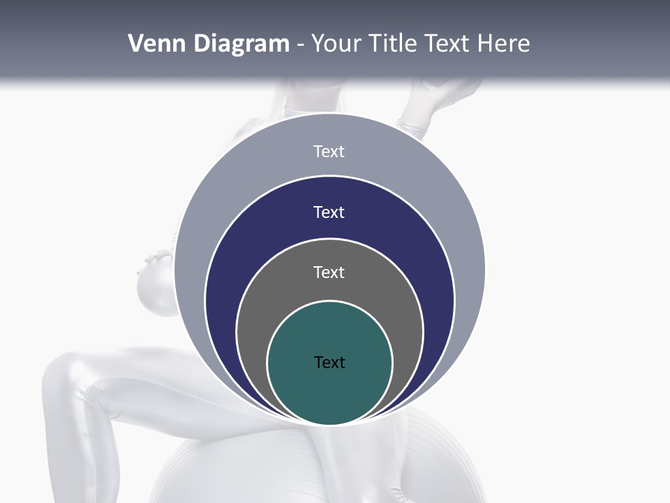 Girl Isolated Cyber PowerPoint Template