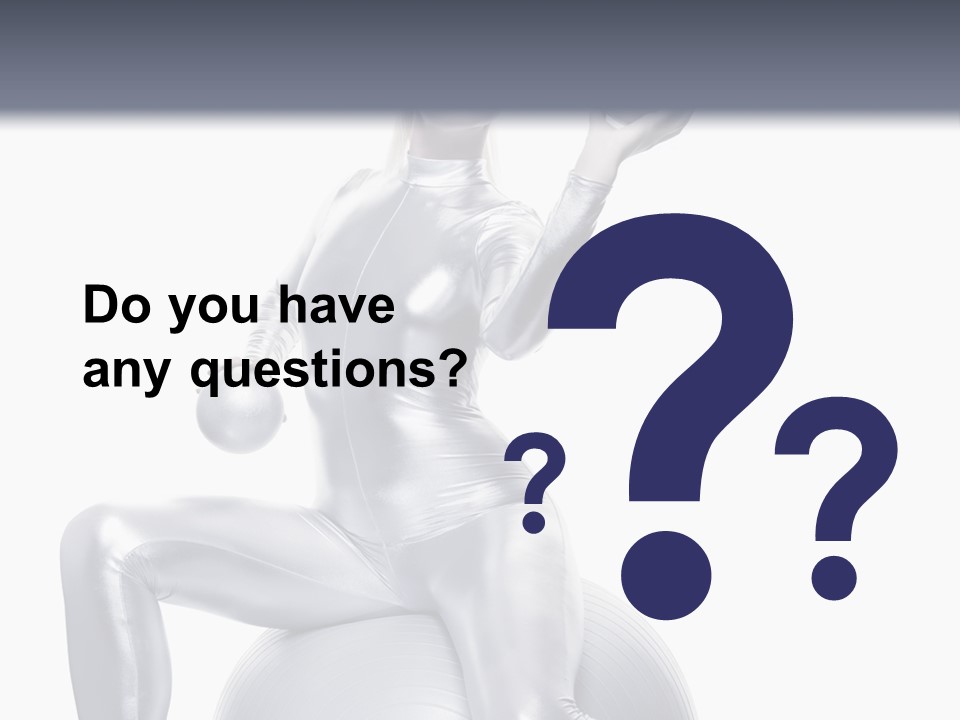 Girl Isolated Cyber PowerPoint Template