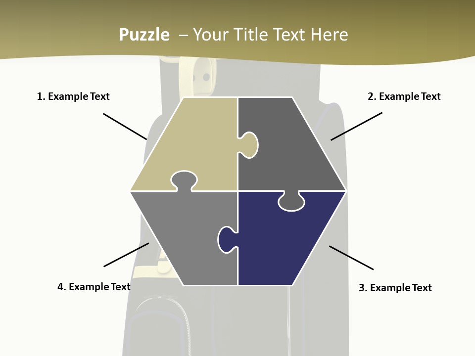 Numbers Goflclub Isolated PowerPoint Template