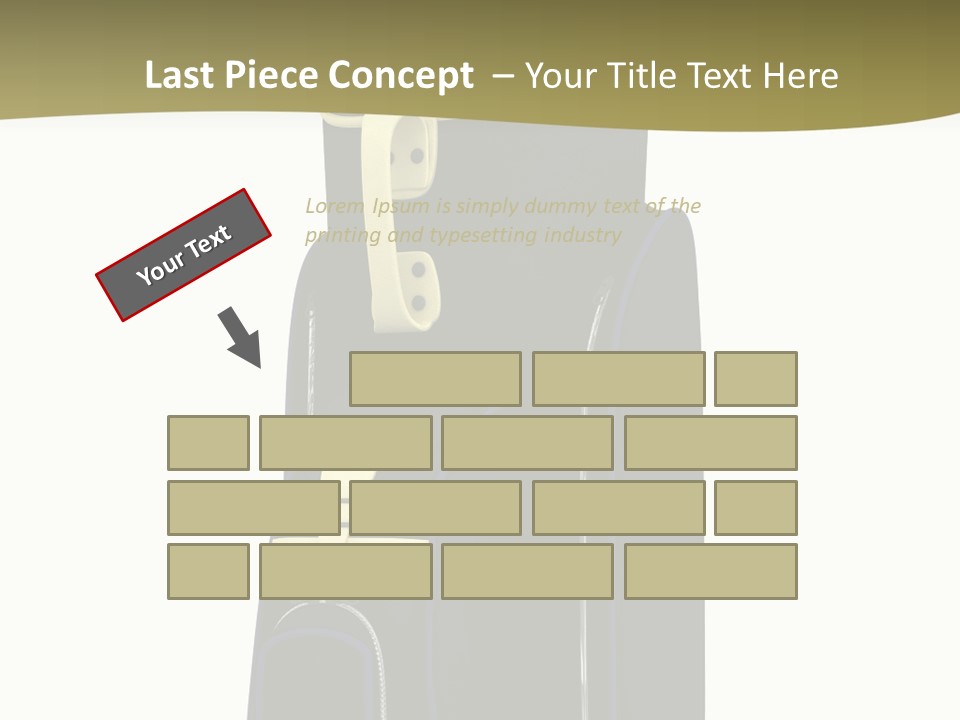 Numbers Goflclub Isolated PowerPoint Template