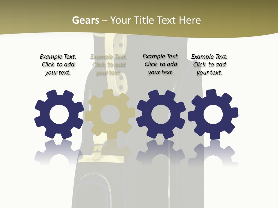 Numbers Goflclub Isolated PowerPoint Template