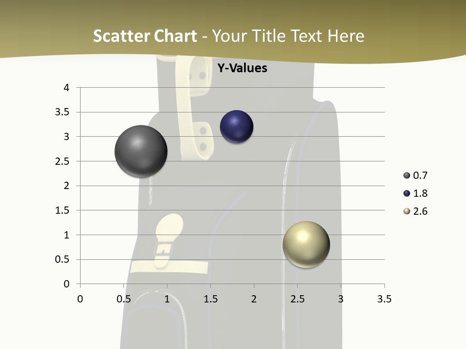 Numbers Goflclub Isolated PowerPoint Template