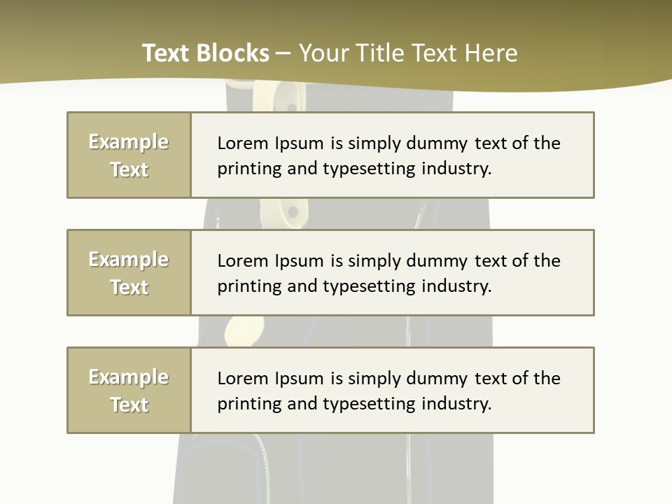 Numbers Goflclub Isolated PowerPoint Template