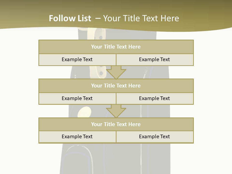 Numbers Goflclub Isolated PowerPoint Template