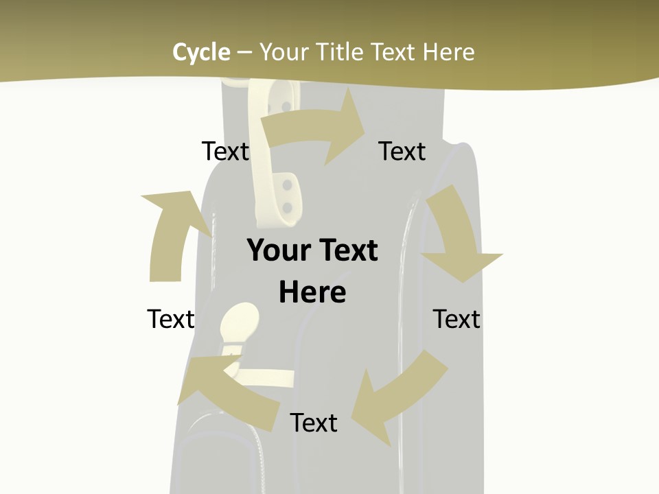 Numbers Goflclub Isolated PowerPoint Template