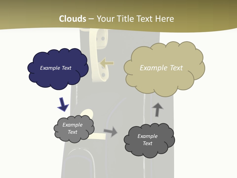 Numbers Goflclub Isolated PowerPoint Template