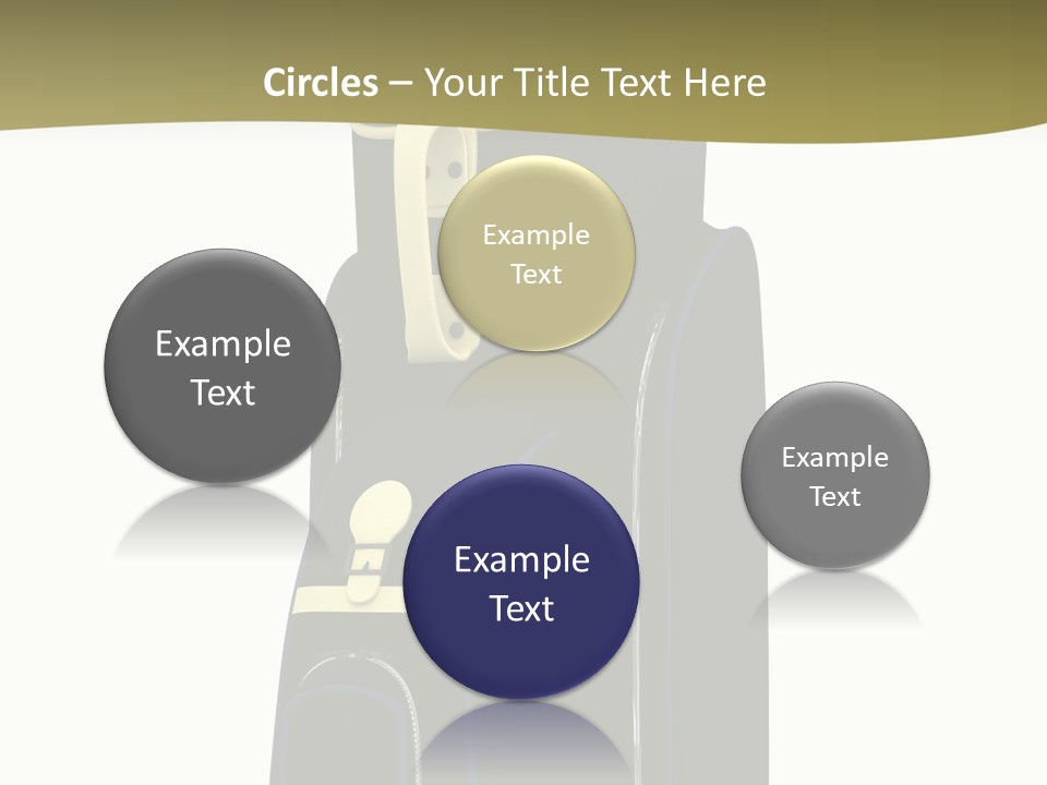 Numbers Goflclub Isolated PowerPoint Template