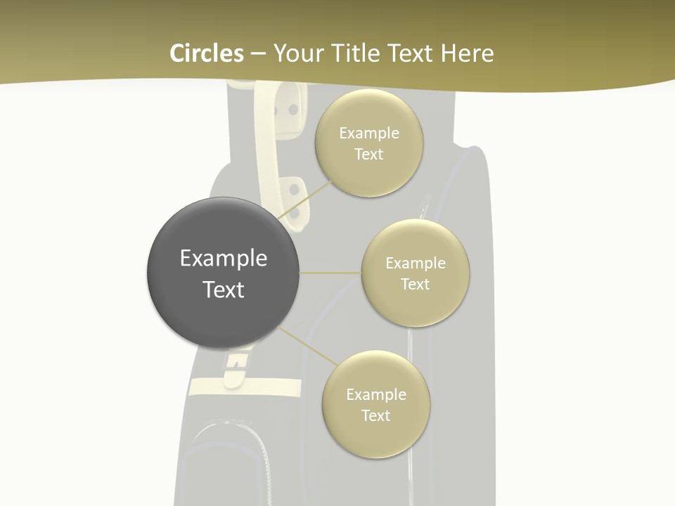 Numbers Goflclub Isolated PowerPoint Template