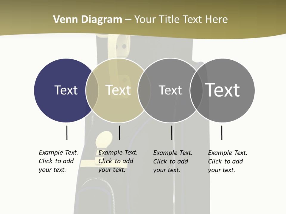 Numbers Goflclub Isolated PowerPoint Template