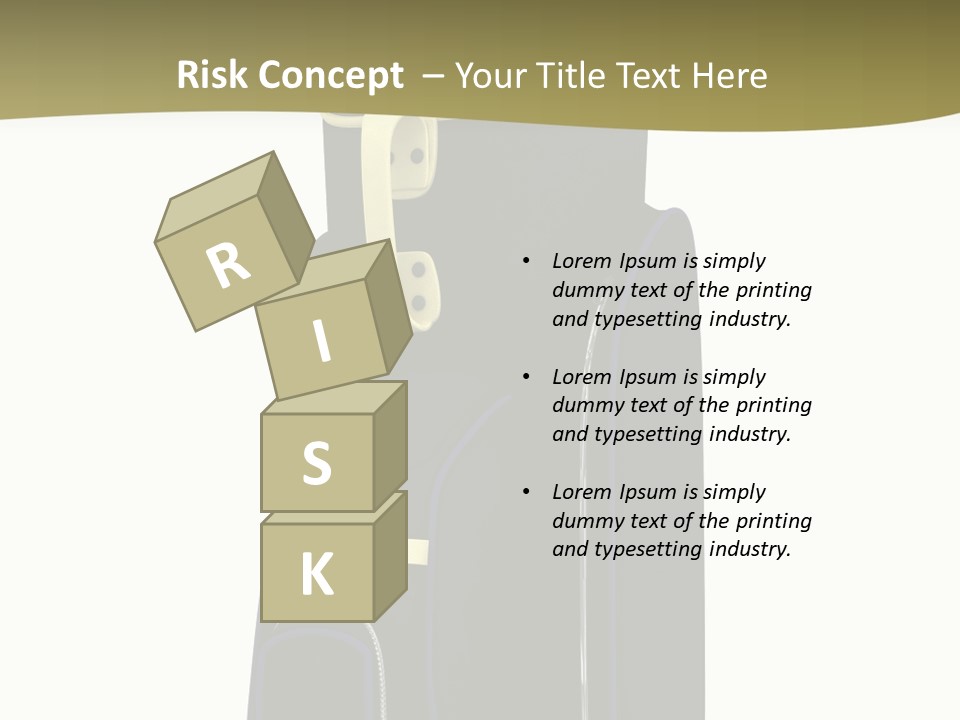 Numbers Goflclub Isolated PowerPoint Template
