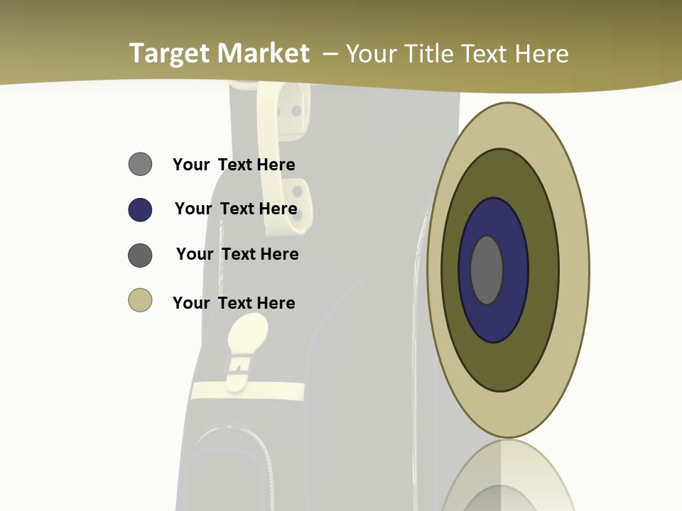 Numbers Goflclub Isolated PowerPoint Template