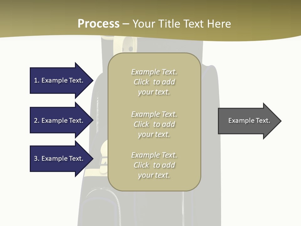 Numbers Goflclub Isolated PowerPoint Template