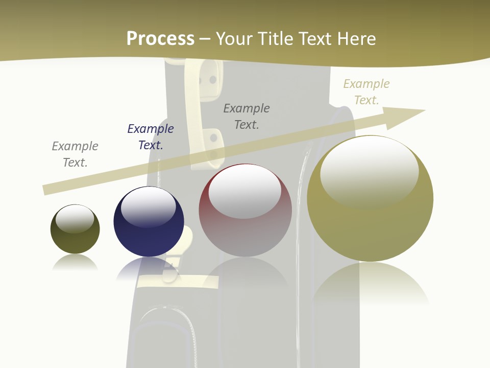 Numbers Goflclub Isolated PowerPoint Template