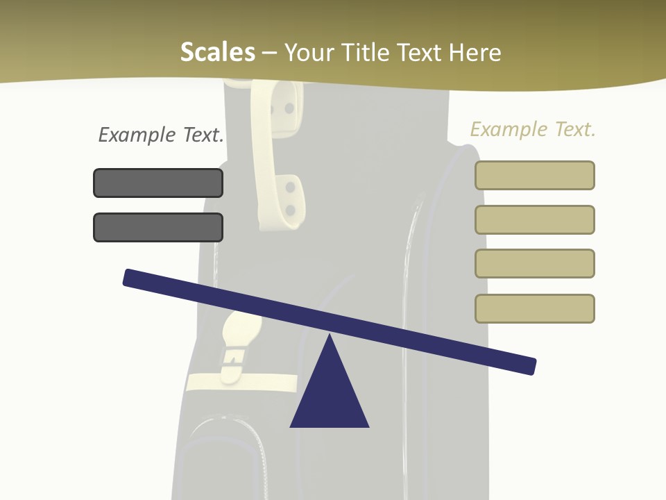 Numbers Goflclub Isolated PowerPoint Template