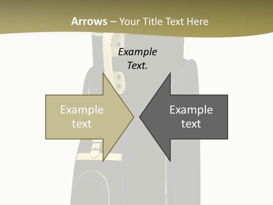 Numbers Goflclub Isolated PowerPoint Template