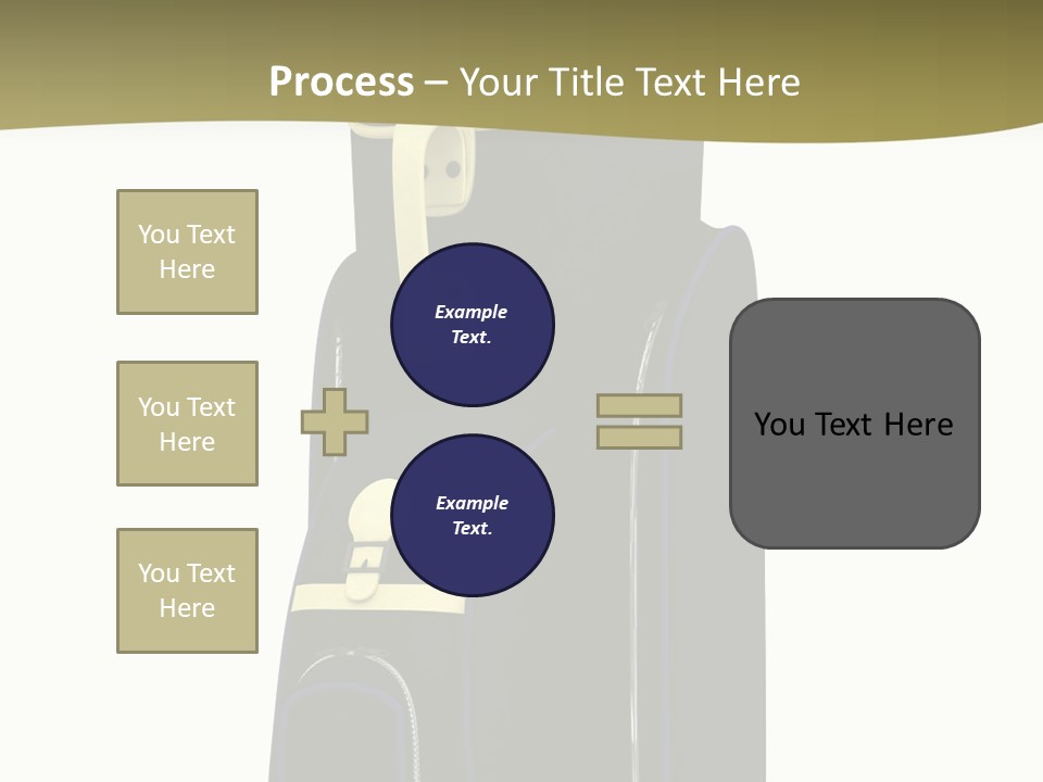 Numbers Goflclub Isolated PowerPoint Template