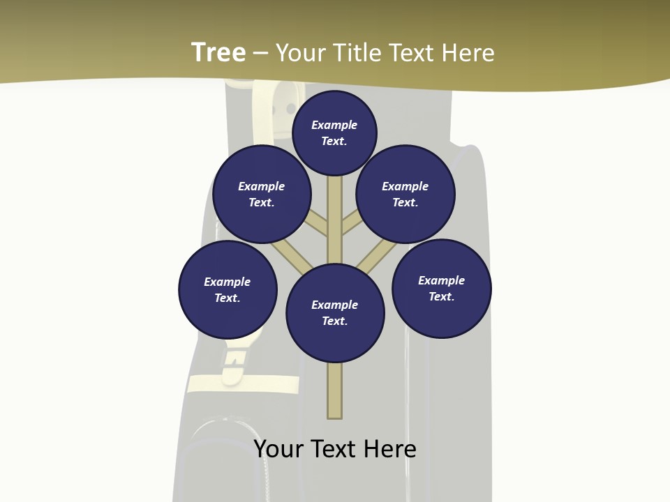 Numbers Goflclub Isolated PowerPoint Template