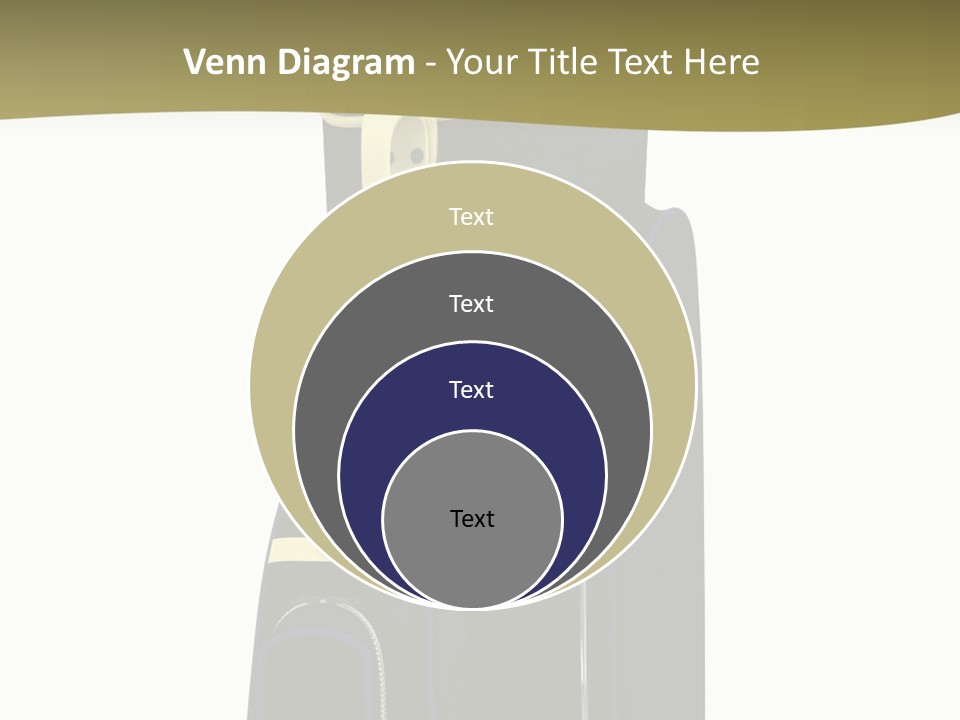 Numbers Goflclub Isolated PowerPoint Template