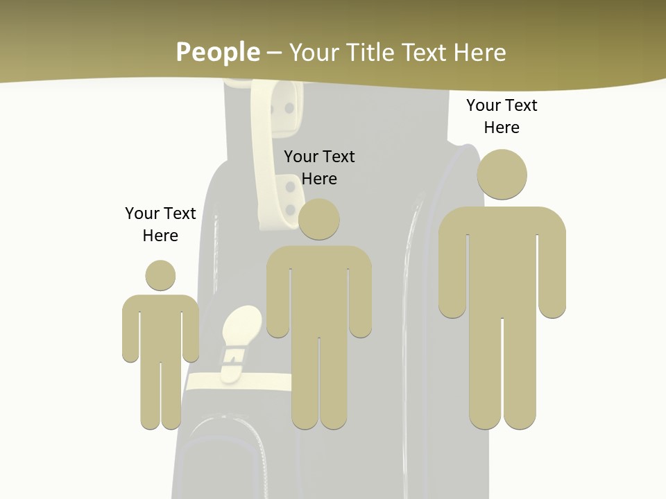 Numbers Goflclub Isolated PowerPoint Template