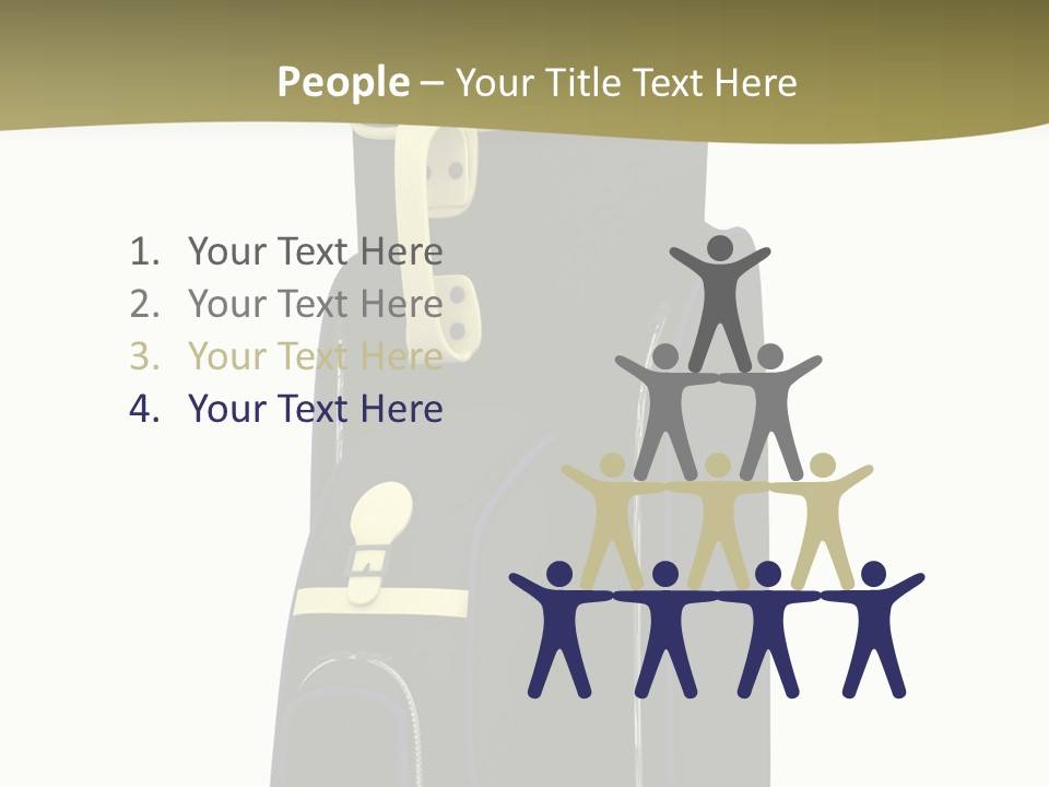 Numbers Goflclub Isolated PowerPoint Template