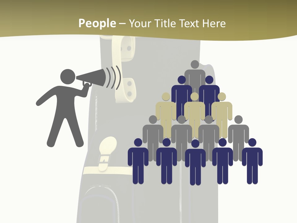 Numbers Goflclub Isolated PowerPoint Template