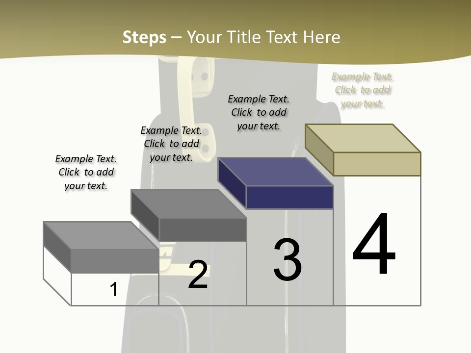 Numbers Goflclub Isolated PowerPoint Template