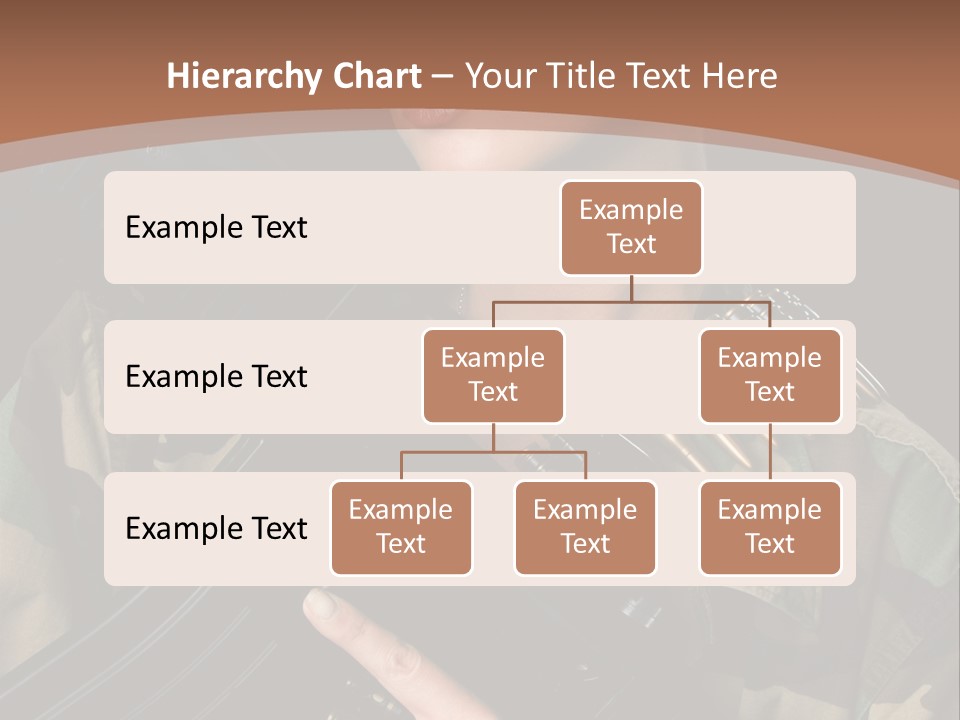 A Woman In A Military Uniform Holding A Machine Gun PowerPoint Template