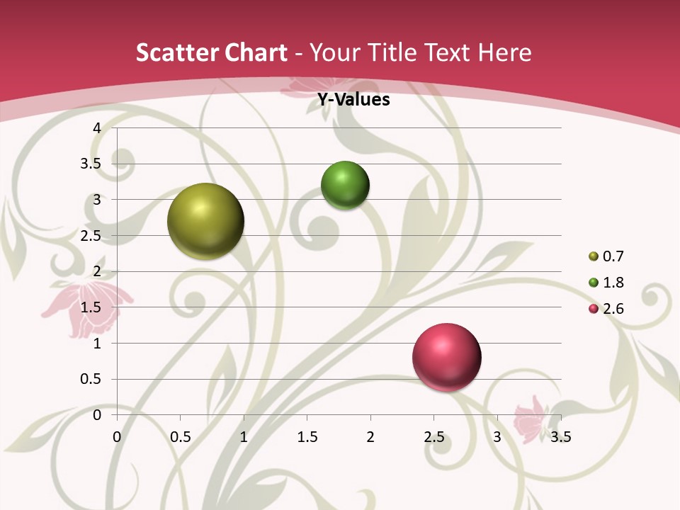 A Red And Green Floral Powerpoint Presentation PowerPoint Template