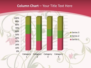 A Red And Green Floral Powerpoint Presentation PowerPoint Template