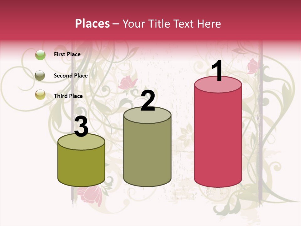 Scroll Paint Ornament PowerPoint Template
