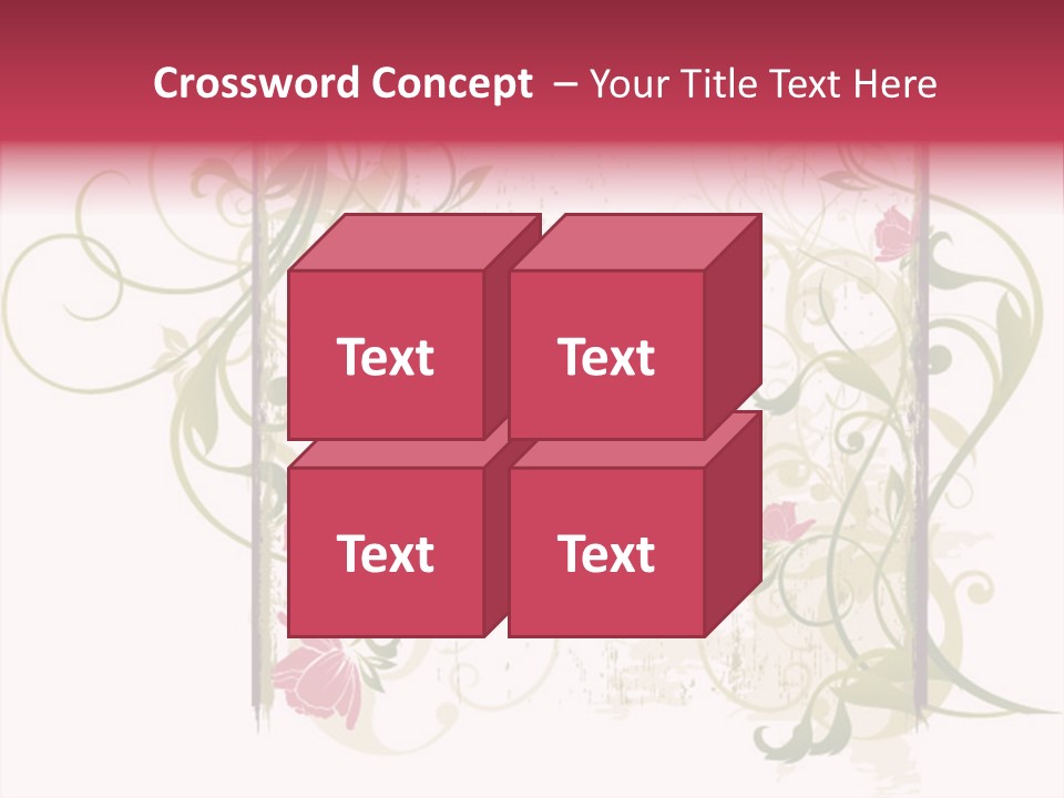 Scroll Paint Ornament PowerPoint Template