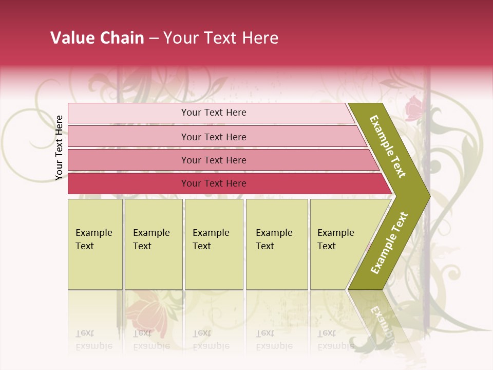 Scroll Paint Ornament PowerPoint Template