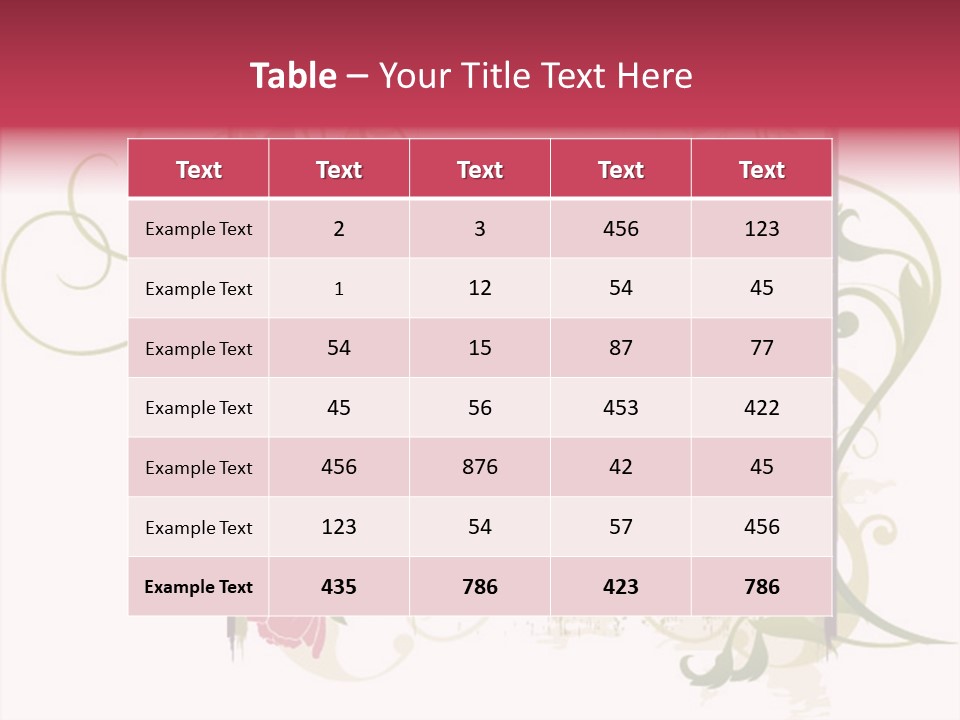 Scroll Paint Ornament PowerPoint Template