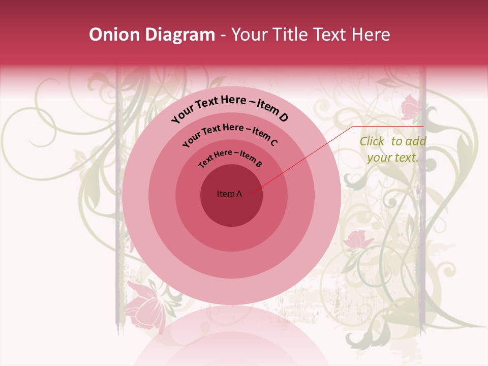 Scroll Paint Ornament PowerPoint Template