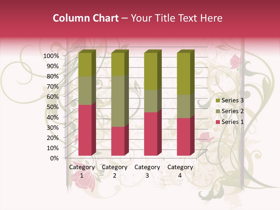 Scroll Paint Ornament PowerPoint Template