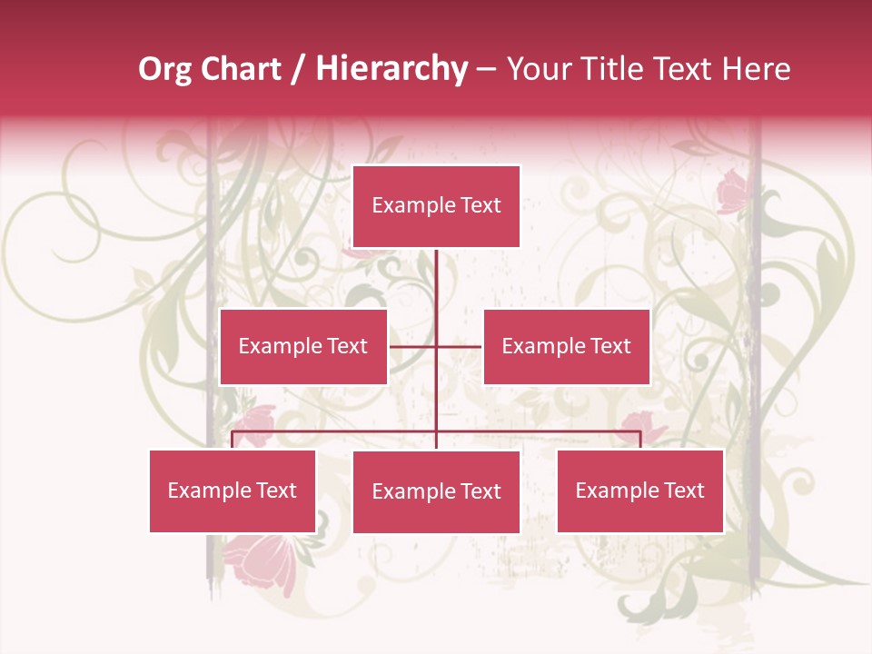 Scroll Paint Ornament PowerPoint Template