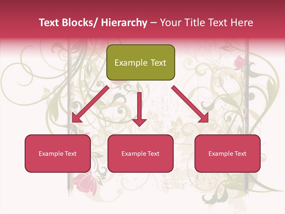 Scroll Paint Ornament PowerPoint Template