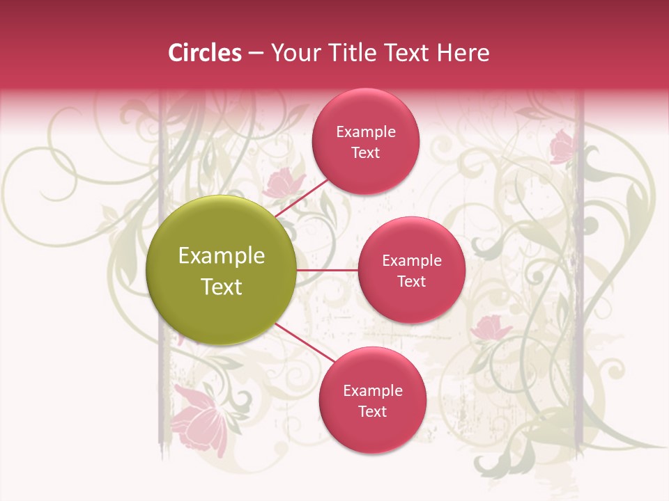 Scroll Paint Ornament PowerPoint Template