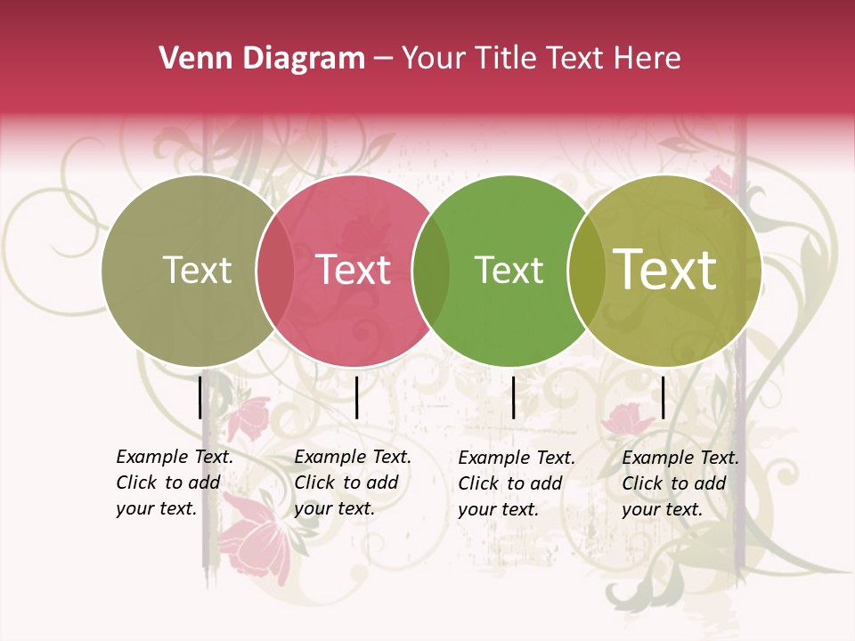 Scroll Paint Ornament PowerPoint Template