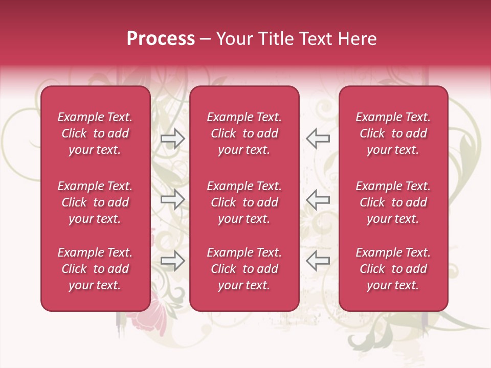 Scroll Paint Ornament PowerPoint Template