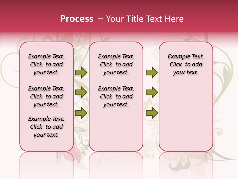 Scroll Paint Ornament PowerPoint Template