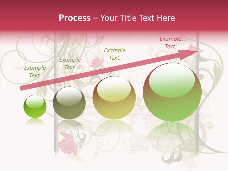 Scroll Paint Ornament PowerPoint Template
