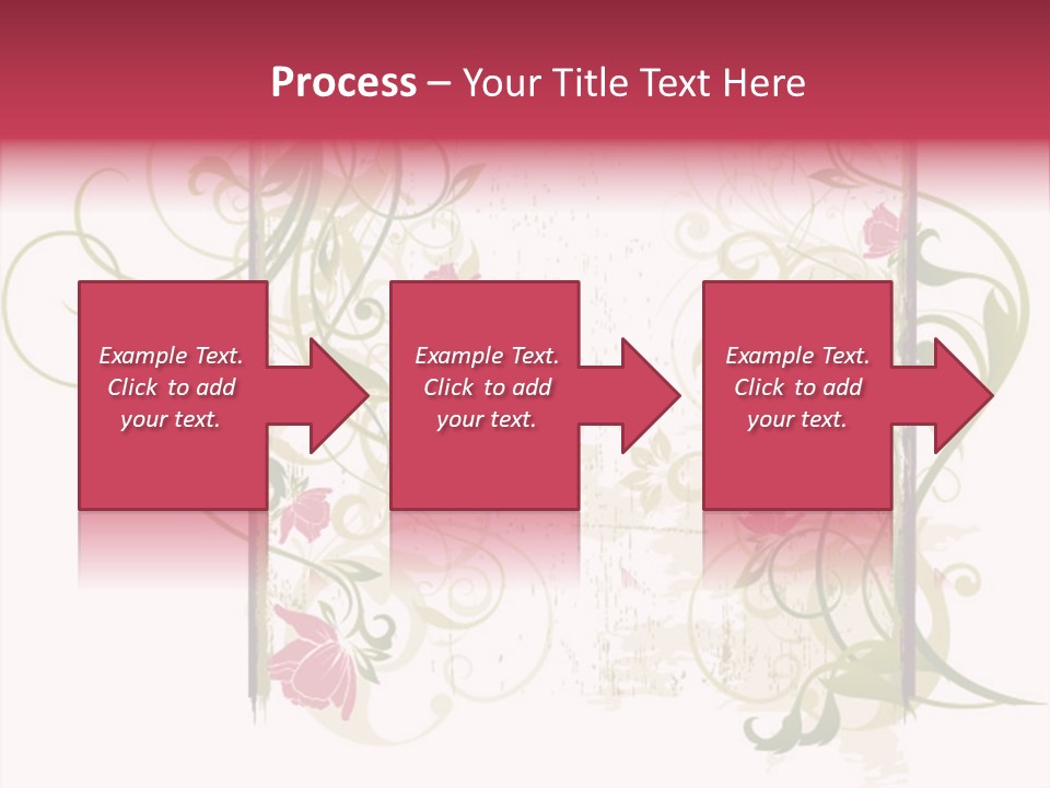 Scroll Paint Ornament PowerPoint Template