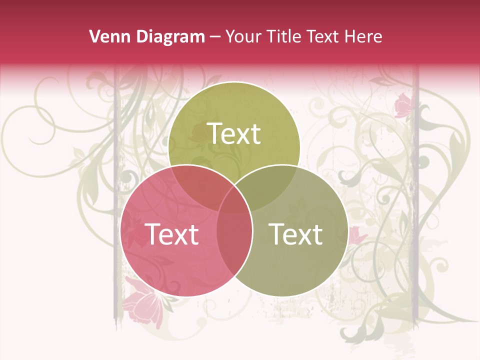 Scroll Paint Ornament PowerPoint Template