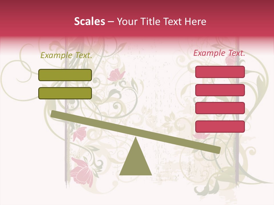 Scroll Paint Ornament PowerPoint Template