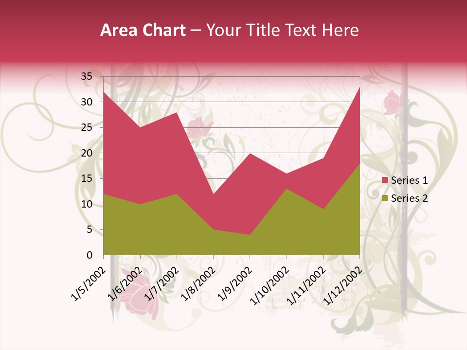 Scroll Paint Ornament PowerPoint Template