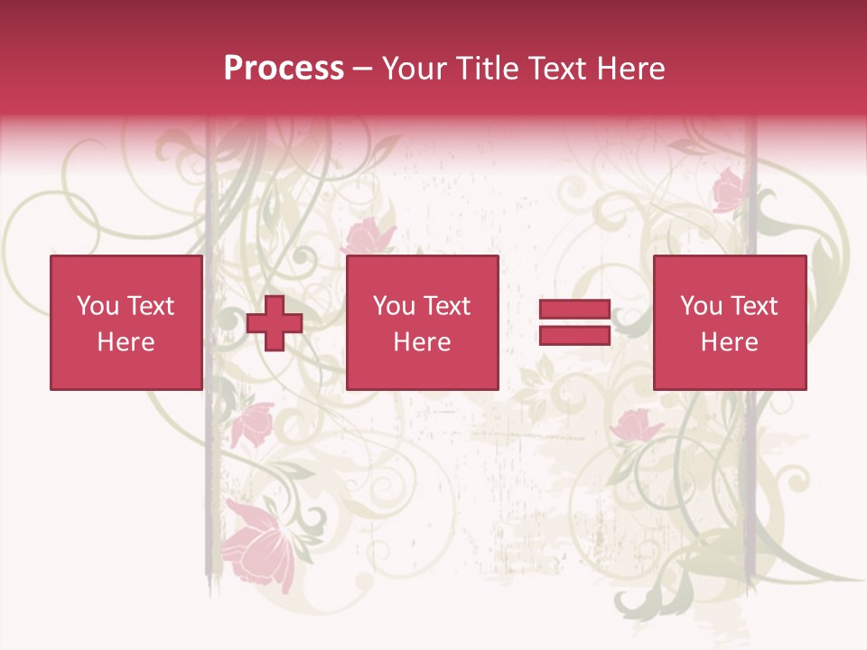 Scroll Paint Ornament PowerPoint Template
